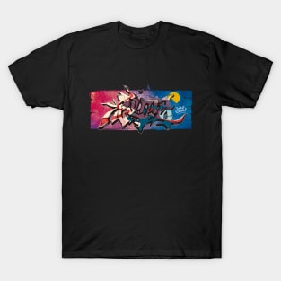 Japanese KANJI Graffiti KACHOFUGETSU T-Shirt